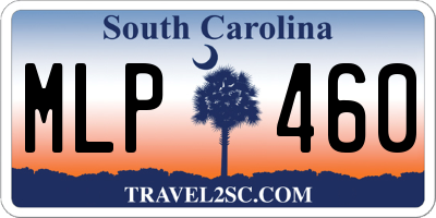 SC license plate MLP460