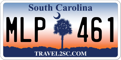 SC license plate MLP461