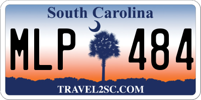 SC license plate MLP484