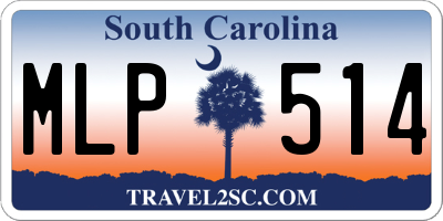 SC license plate MLP514