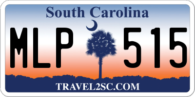 SC license plate MLP515