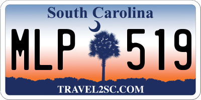 SC license plate MLP519