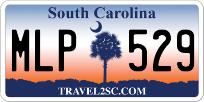 SC license plate MLP529
