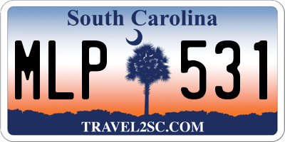 SC license plate MLP531