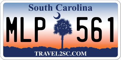 SC license plate MLP561