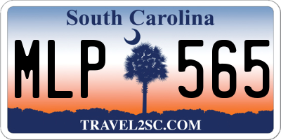 SC license plate MLP565
