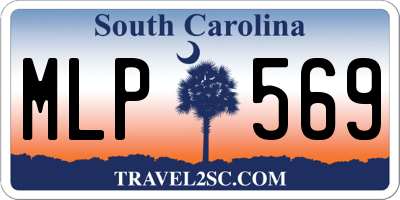SC license plate MLP569