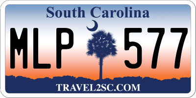 SC license plate MLP577