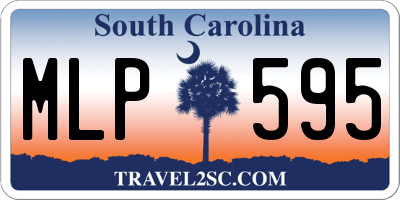 SC license plate MLP595