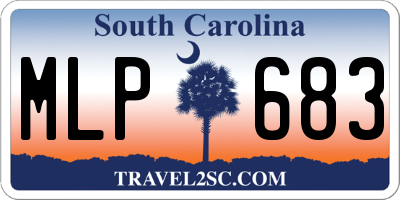 SC license plate MLP683