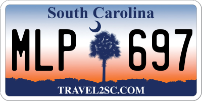 SC license plate MLP697