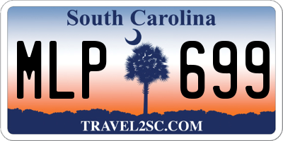 SC license plate MLP699