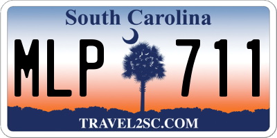 SC license plate MLP711