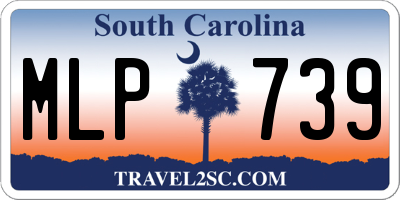 SC license plate MLP739
