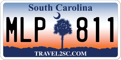 SC license plate MLP811
