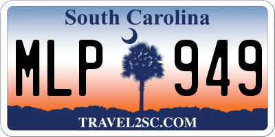 SC license plate MLP949