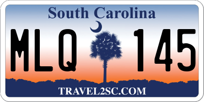 SC license plate MLQ145