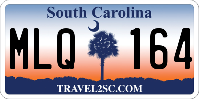 SC license plate MLQ164