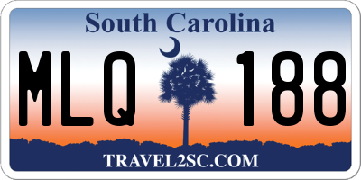 SC license plate MLQ188