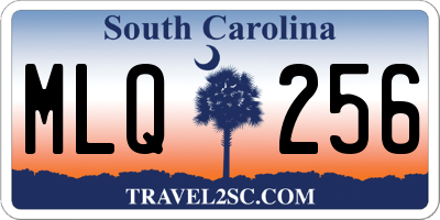 SC license plate MLQ256