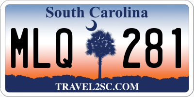 SC license plate MLQ281