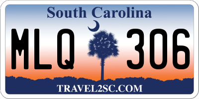 SC license plate MLQ306