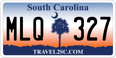 SC license plate MLQ327