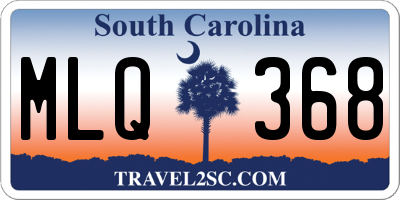 SC license plate MLQ368