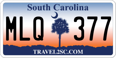 SC license plate MLQ377