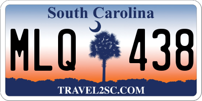SC license plate MLQ438
