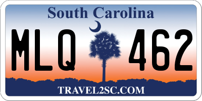 SC license plate MLQ462