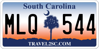 SC license plate MLQ544