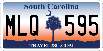 SC license plate MLQ595