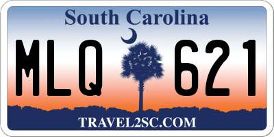 SC license plate MLQ621