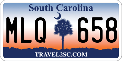 SC license plate MLQ658