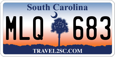SC license plate MLQ683