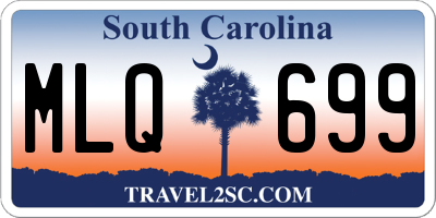 SC license plate MLQ699