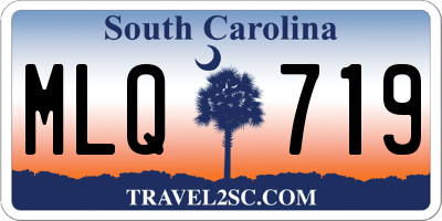 SC license plate MLQ719