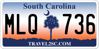 SC license plate MLQ736