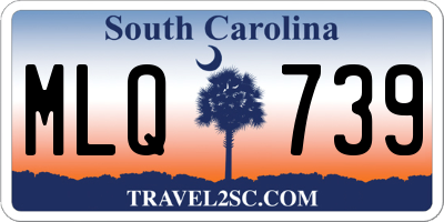 SC license plate MLQ739