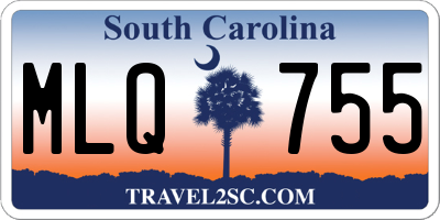 SC license plate MLQ755