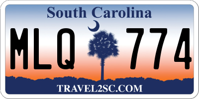SC license plate MLQ774