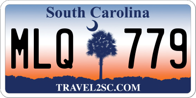 SC license plate MLQ779