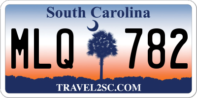 SC license plate MLQ782
