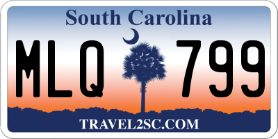 SC license plate MLQ799