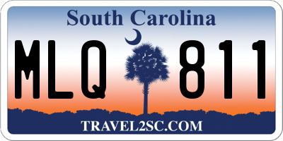 SC license plate MLQ811