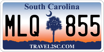 SC license plate MLQ855