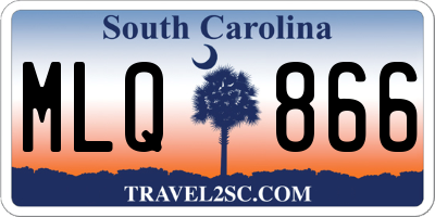 SC license plate MLQ866