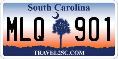 SC license plate MLQ901