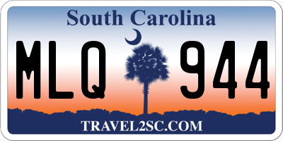 SC license plate MLQ944
